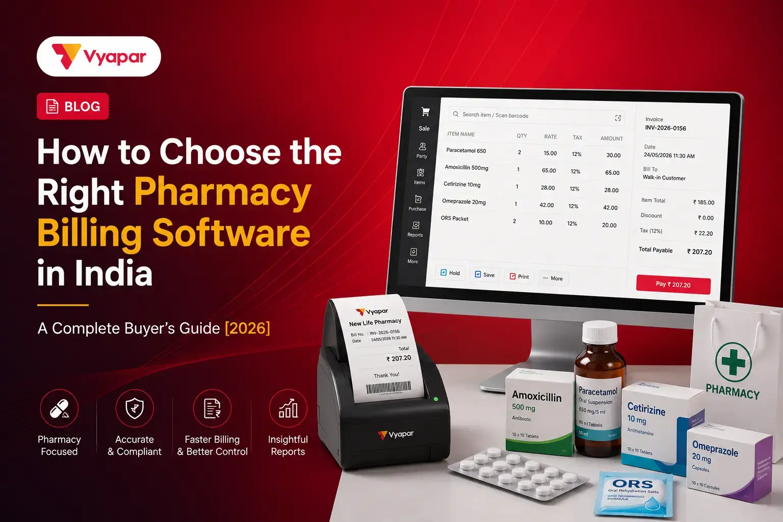 How to Choose the Right Pharmacy Billing Software in India. A Complete Buyer’s Guide [2026]