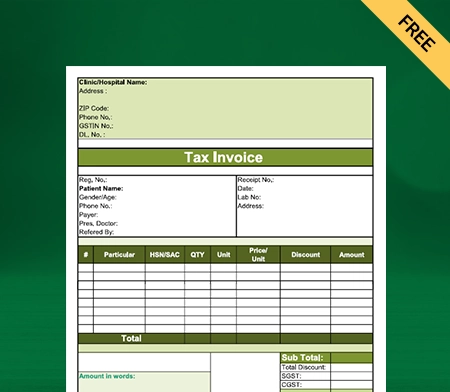 Download easy to use format In Excel
