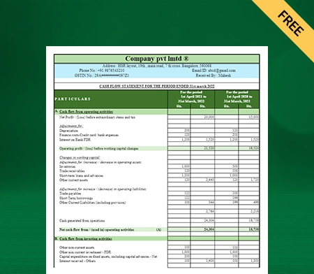 Download professional excel format