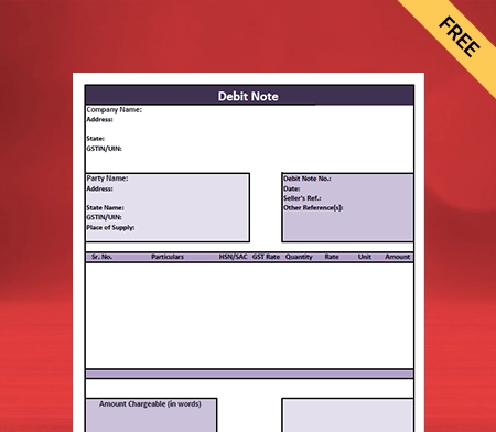 Download free format in Excel