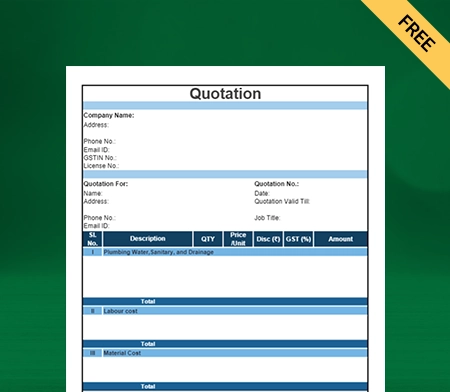 Download Format in Excel