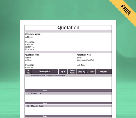 Download Format in Sheet