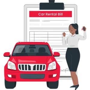 Professional car Rental Bill Format | Vyapar