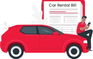 Define Car Rental Bill Format