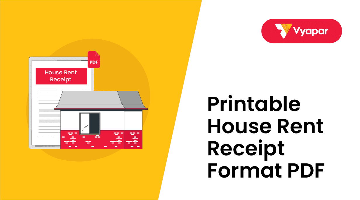 Printable House Rent Receipt Format PDF Trusted by 5M+ users