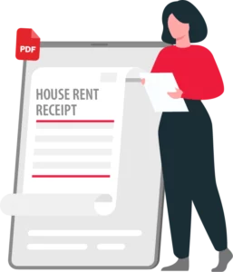Elements of a Printable House Rent Receipt Forma PDF
