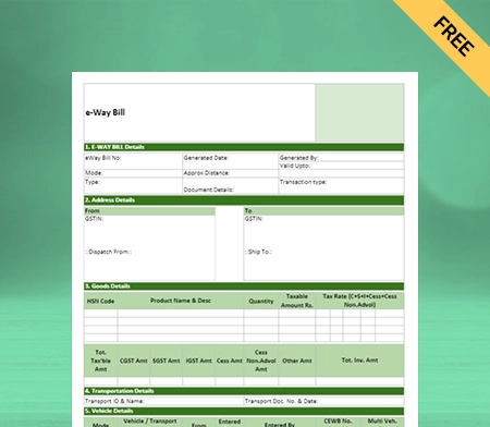Download Professional format in Sheet