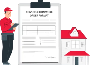 Prepare a Construction Work Order Format?