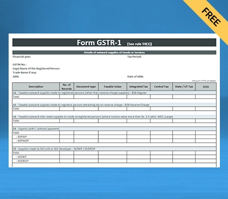 GSTR-1 Format in Word-3