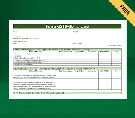 GSTR-3B Format in Excel-1