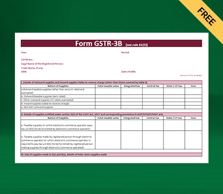 GSTR-3B Format in Excel-3