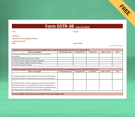 GSTR-3B Format in Google Sheets-4