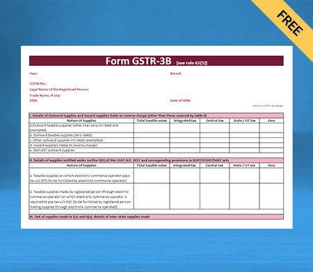 GSTR-3B Format in Word-3