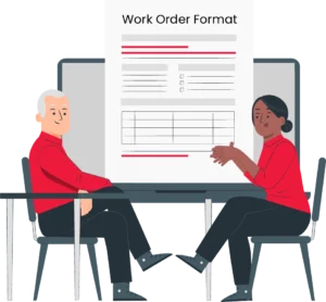 What to include in the Work Order Format?