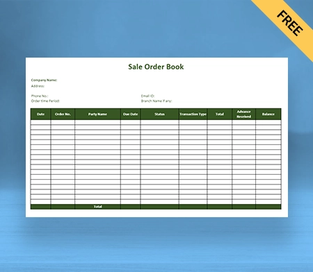 Order Book Format in Google Docs-1