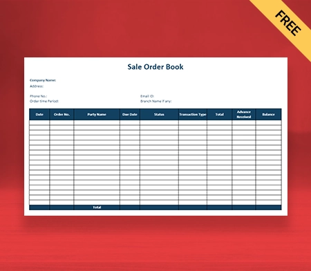 Order Book Format in PDF-2