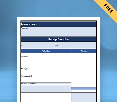 Download Tally Receipt Voucher Format in Docs