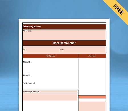 Download Best Tally Receipt Voucher Format in Docs