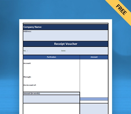 Download Tally Receipt Voucher Format in Word