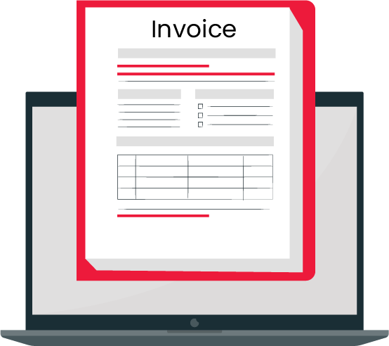 Steps write trade invoice