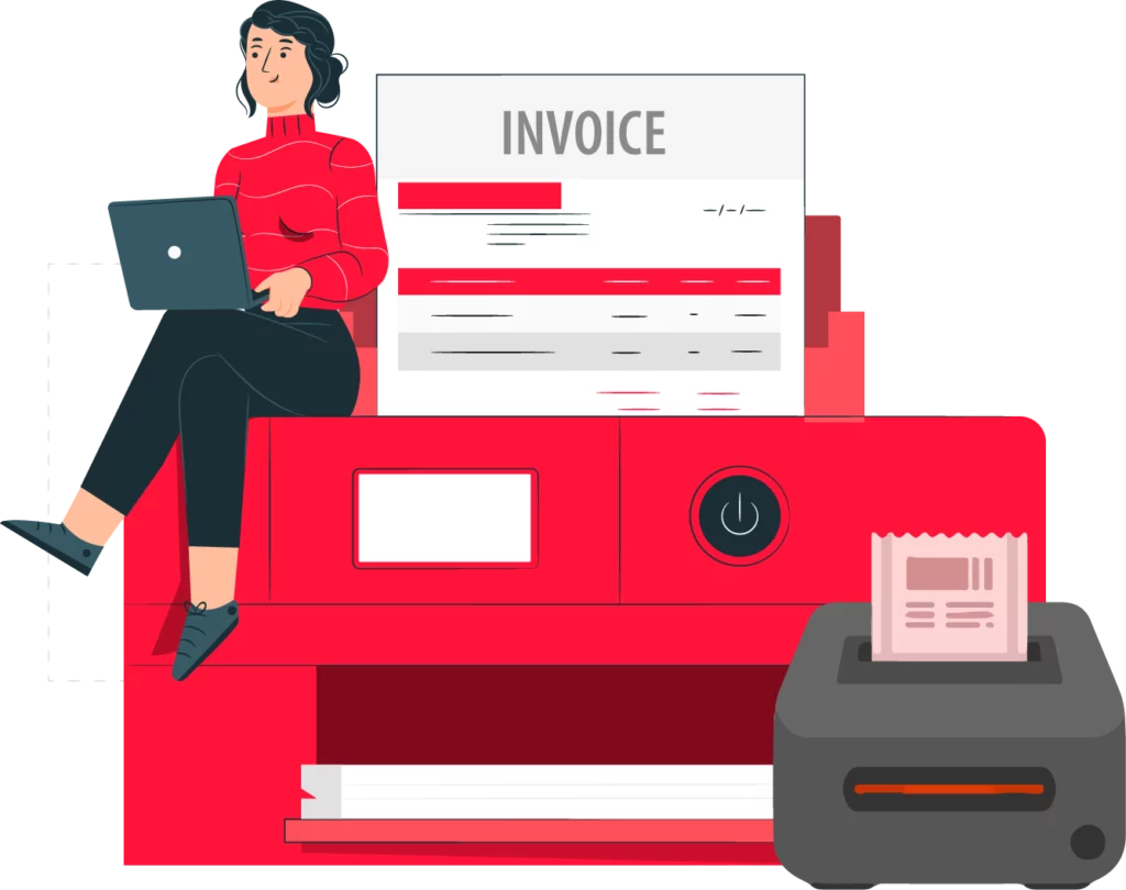 Print Your Teaching Invoice In Regular And Thermal Printer: