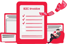The B2C invoice format in GST