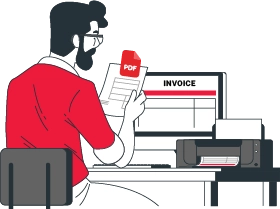 Payment Invoice Format in PDF