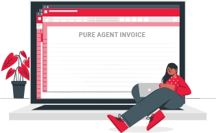 Pure agent invoice format under GST