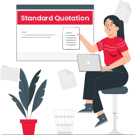 Generate standard quotation format