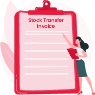 The stock transfer invoice format in GST