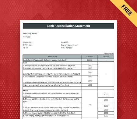 What is Bank Reconciliation (BRS)?How to prepare it?