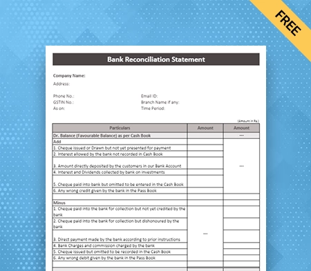 Bank Reconciliation Statement Format doc-3