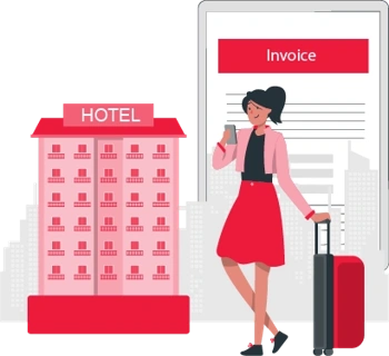 Customizable bill format for hotel business