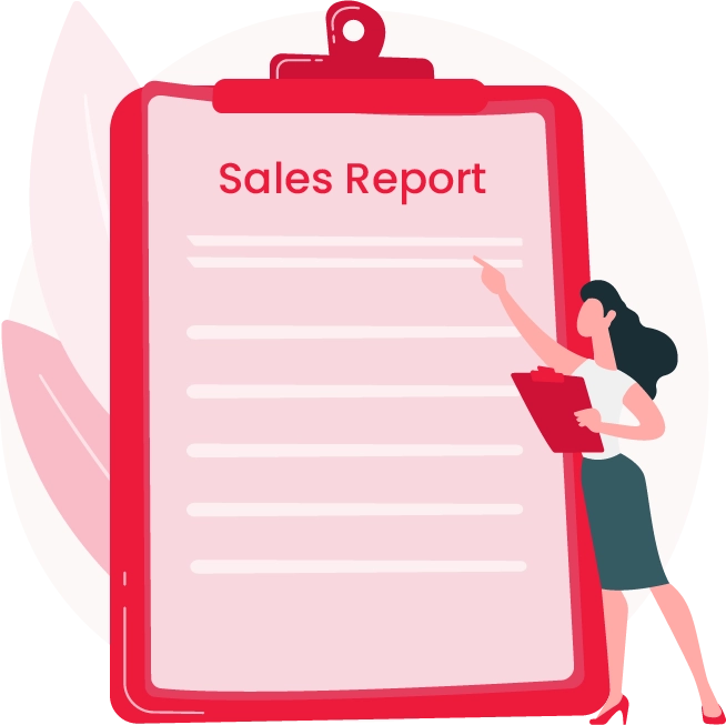 Format of sales report