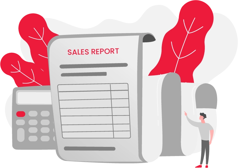 Make digital sales report