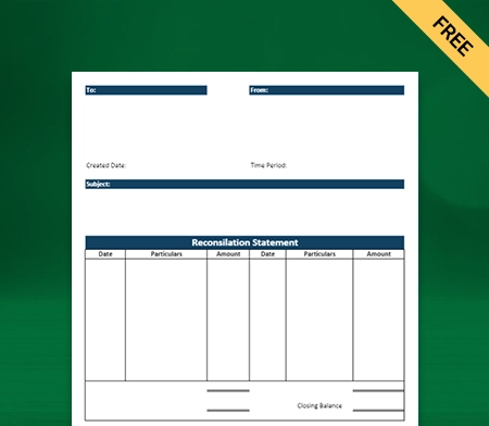 Reconciliation Format