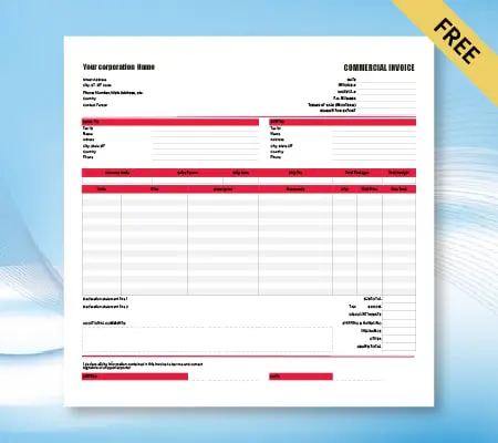 Sales invoice