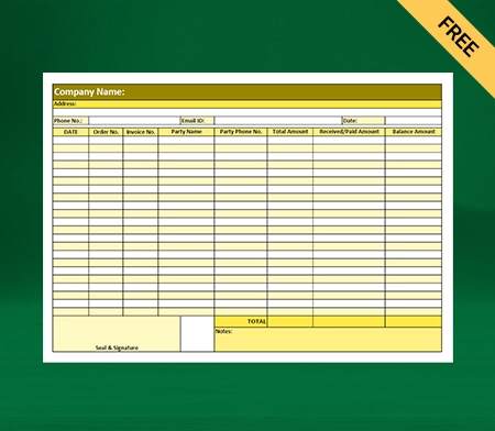 Sales report format excel