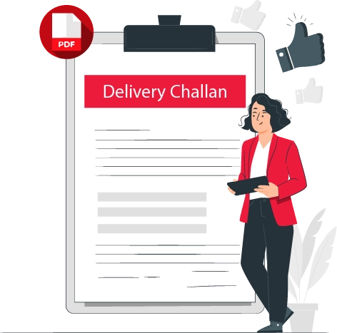 Delivery challan format in PDF