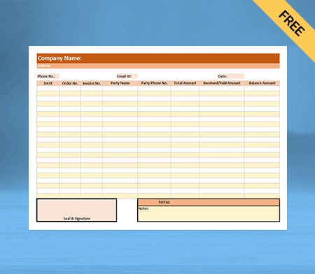 Google doc. sales report format