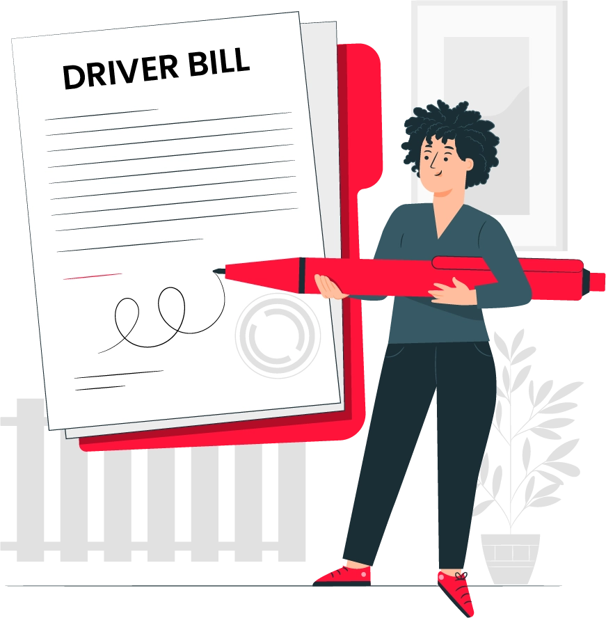 Driver Bill Format