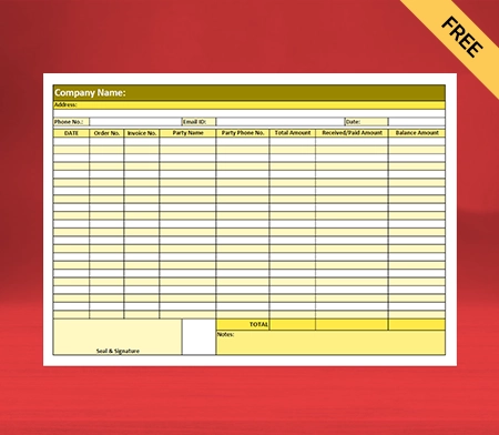 Sales report format pdf