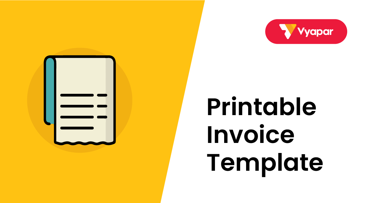 Printable Invoice Template Free download