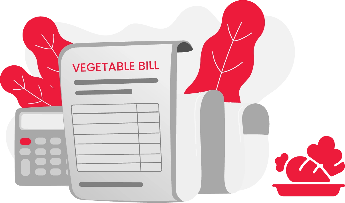 Vegetable Bill Format