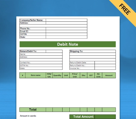 Debit Note Format in Word_03