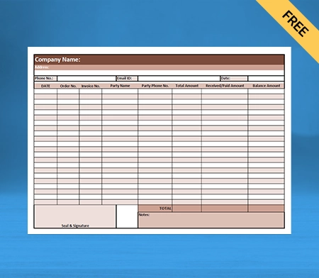 Sales report format word