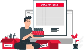 Donation Receipt Template Download A4 US Letter Size Easy 