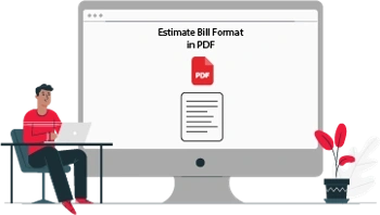 Estimate Bill Format in PDF