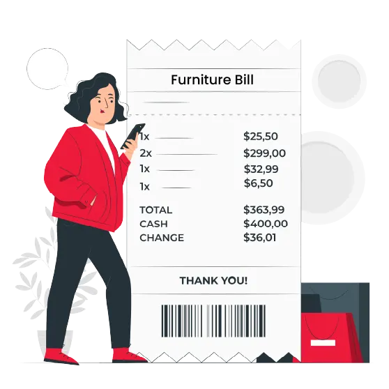 Free Furniture Bill Format