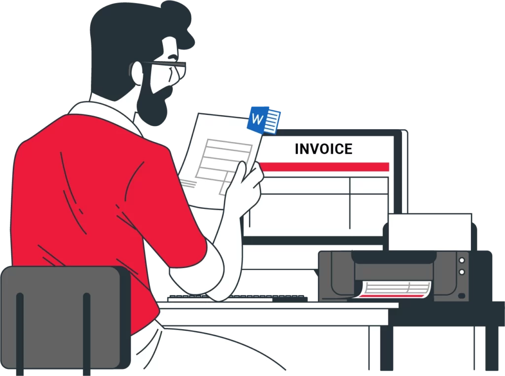 CA Invoice Format in Word
